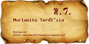 Murlasits Terézia névjegykártya