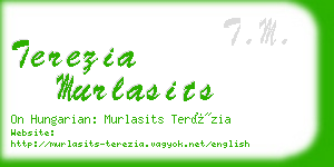 terezia murlasits business card